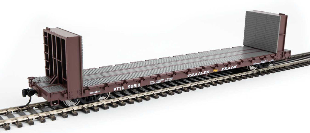 Walthers Güterwagen Bulkhead Flatcar Trailer Train TTX