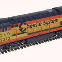 Atlas Diesellok GE U23B Chessie C&O mit Sound