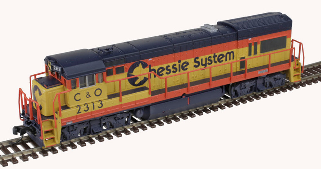 Atlas Diesellok GE U23B Chessie C&O mit Sound