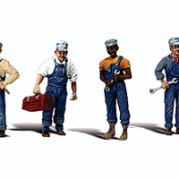 Woodland Figuren 6 Bahnarbeiter