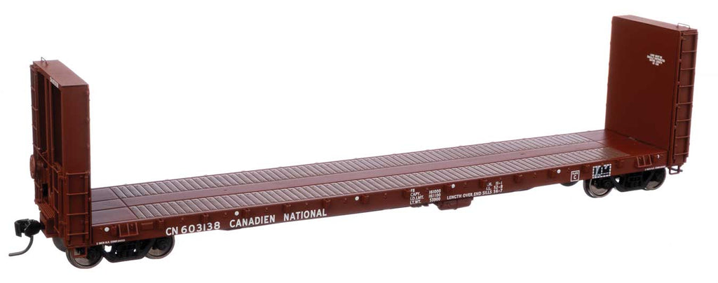 Walthers 50' CC&F Bulkhead Flatcar Canadian Natonal