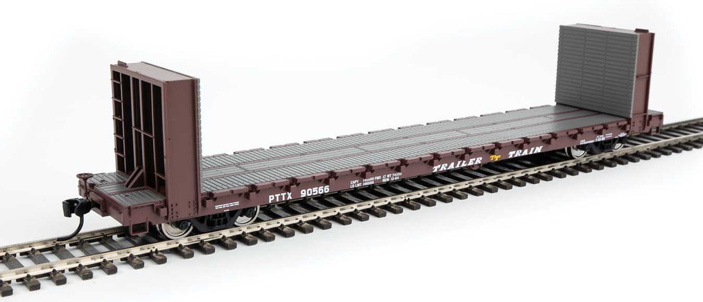 Walthers Güterwagen Bulkhead Flatcar Trailer Train TTX