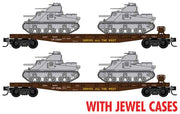 Micro Trains Flachwagen mit Panzer 2 Stück Union Pacific