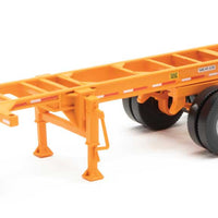 Walthers Trailer 20`Container Chassis 2 Stück Orange