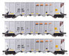 Walthers Set 50' RD-4 Hopper BNSF 3 Wagen