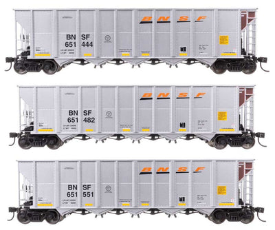 Walthers Set 50' RD-4 Hopper BNSF 3 Wagen