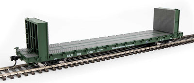 Walthers 60' Pullman-Standard Bulkhead Flatcar Trailer Train Weyerhaeuser