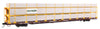 Walthers Güterwagen 89' Flatcar w/Tri-Level Shielded Auto Rack Southern