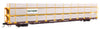 Walthers Güterwagen 89' Flatcar w/Tri-Level Shielded Auto Rack Southern