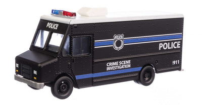 Walthers Morgan Olson Route Star Van Police - Crime Scene Investigation