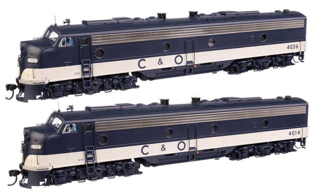 Walthers Diesellokset EMD E8A A Chesapeake & Ohio mit LokSound