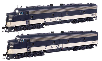 Walthers Diesellokset EMD E8A A Chesapeake & Ohio mit LokSound