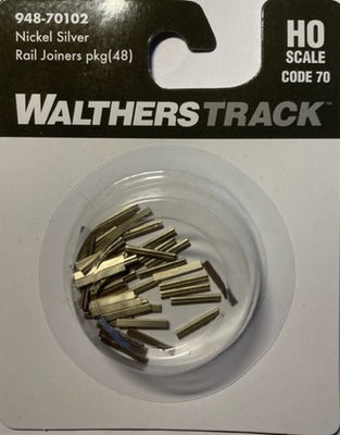 Walthers Code 70 Nickel Silver Schienenverbinder