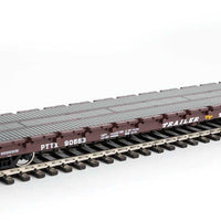 Walthers Güterwagen Bulkhead Flatcar Trailer Train TTX