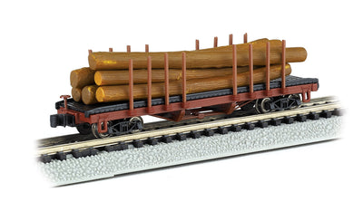 Bachmann ACF 40' Log Car mit Baumstämmen