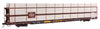 Walthers Güterwagen 89' Flatcar w/Tri-Level Shielded Auto Rack Milwaukee Road