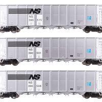Walthers Set 50' RD-4 Hopper Norfolk Southern 3 Wagen