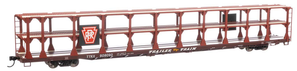 Walthers Güterwagen 89' Flatcar Auto Rack Pennsylvania Railroad