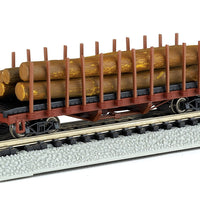 Bachmann ACF 40' Log Car mit Baumstämmen