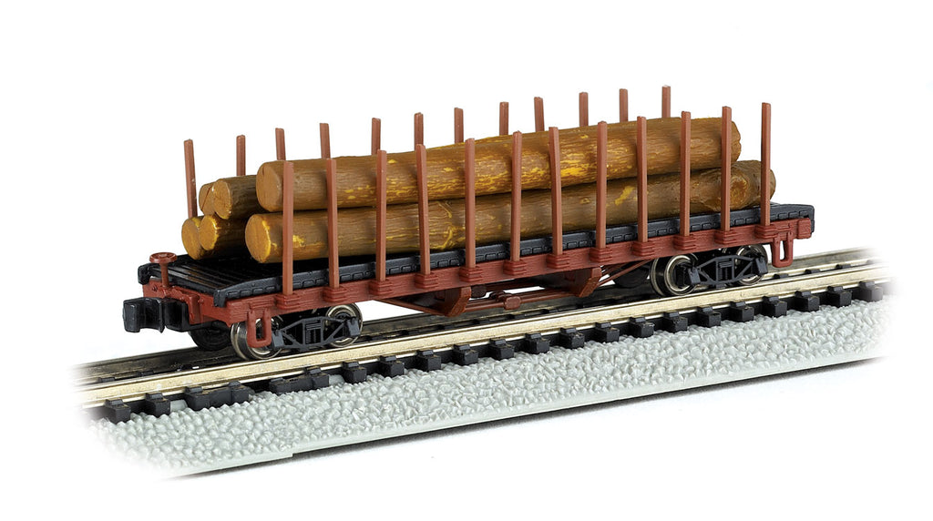 Bachmann ACF 40' Log Car mit Baumstämmen