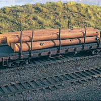 Bachmann Log Cars mit Baumstämmen