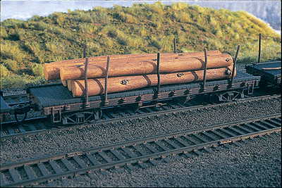 Bachmann Log Cars mit Baumstämmen