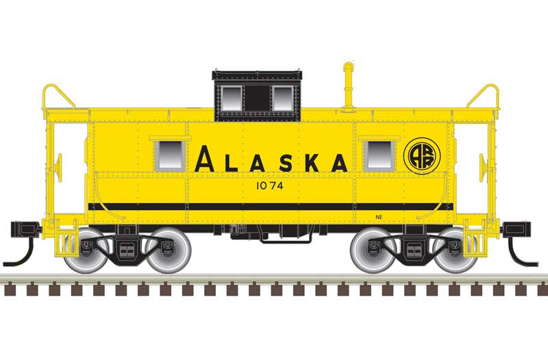 Atlas C&O-Style Steel Center Cupola Caboose Alaska