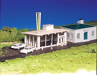 Bausatz Drive-In Hamburger Stand