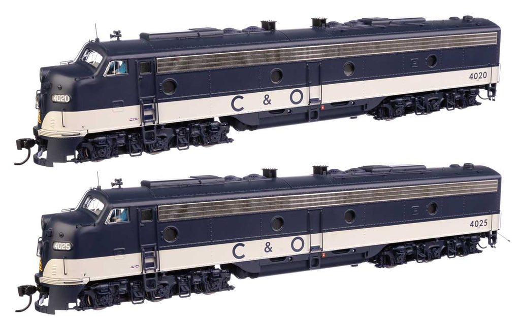 Walthers Diesellokset EMD E8A A Chesapeake & Ohio mit LokSound