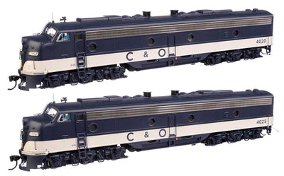 Walthers Diesellokset EMD E8A A Chesapeake & Ohio mit LokSound