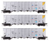 Walthers Set 50' RD-4 Hopper Union Pacific 3 Wagen