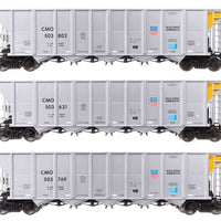Walthers Set 50' RD-4 Hopper Union Pacific 3 Wagen
