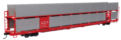 Walthers Güterwagen 89' Flatcar Auto Rack Atchison, Topeka & Santa Fe