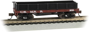 Bachmann Old-Time Wood Gondola U.S. Military Railroad