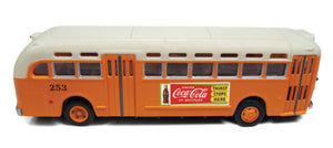 Transit Bus Atlanta, Georgia mit Coca Cola Werbung