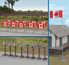 Bausatz Flaggen Fahnen Kanada und Briefkästen