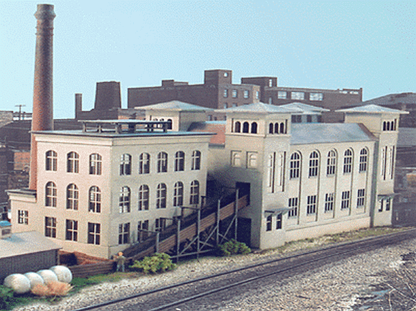 Bausatz Fabrik Fabrikgebäude