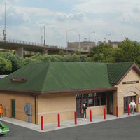 Bausatz moderner Bahnhof