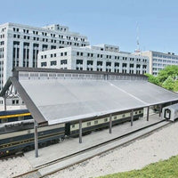 Bausatz Bahnsteig mit Glasdach