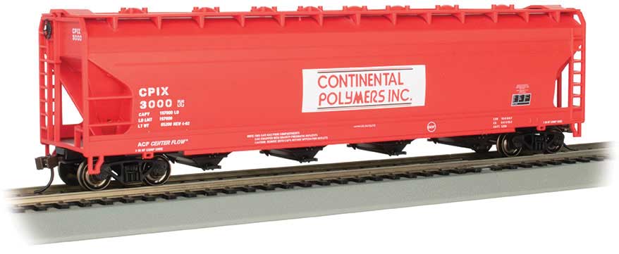 Bachmann Covered Hopper Continental Polymers