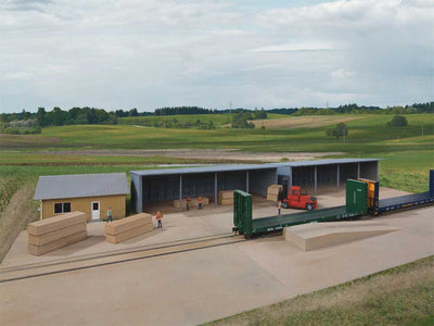 Bausatz Holzhandlung mit Beladung