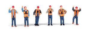 Figuren Bahnarbeiter 6 Stück