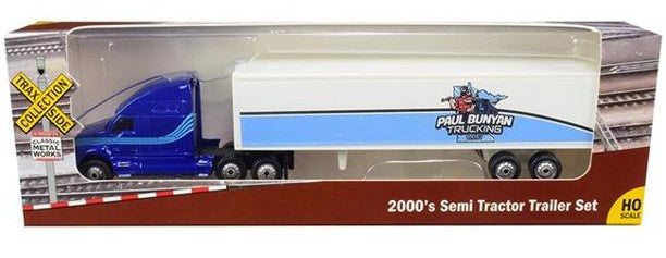 LKW 2000s Semi Tractor Trailer Set Paul Bunyan Trucking