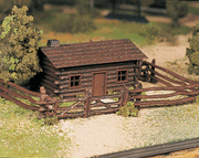 Bausatz Holzhaus mit Zaun
