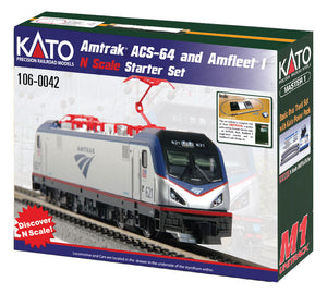 Kato Unitrack Startset Amtrak ACS-64 Amfleet