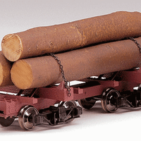 Güterwagen Skeleton Log Car 3 Stück