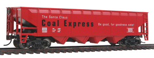Walthers Offset Hopper Santa Claus Coal Express