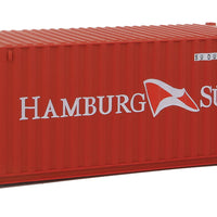 H0 Container 20 Fuß Hamburg Süd