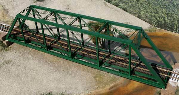 Bausatz Brücke eingleisig 53 cm