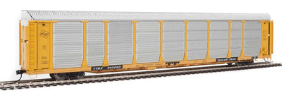 Walthers 89' Thrall Bi-Level Auto Carrier Milwaukee Road TTGX Flatcar